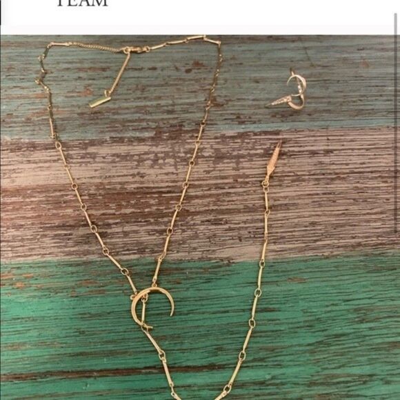 Luv AJ Ring and Necklace Set - Picture 2 of 3